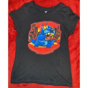 Lilo & Stitch Godzilla Kaiju Womens Tee 2XL